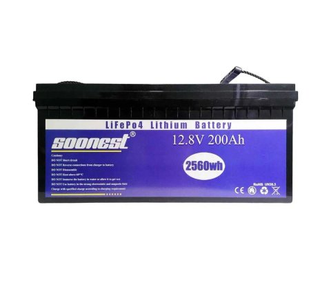 LiFePO4 Soonest 12V 200Ah потужний акумулятор з безкоштовною доставкою