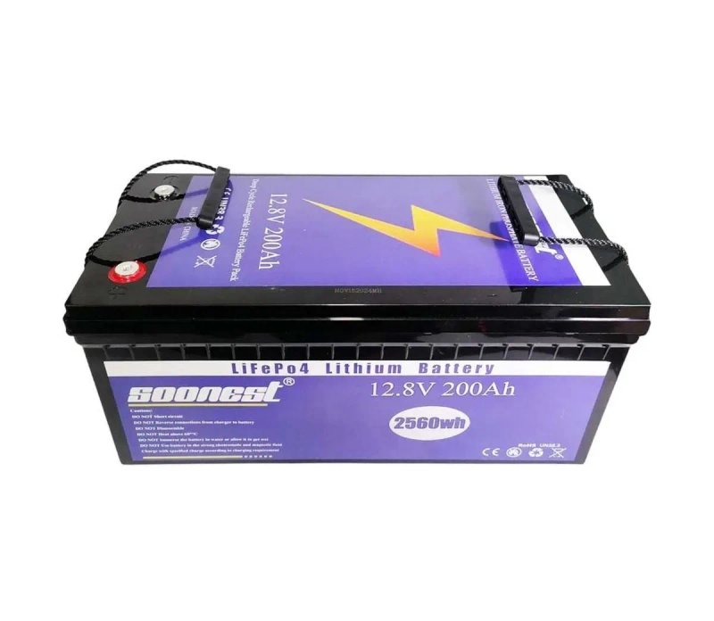 LiFePO4 Soonest 12V 200Ah потужний акумулятор з безкоштовною доставкою — фото 4