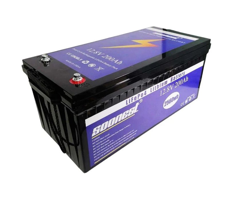 LiFePO4 Soonest 12V 200Ah потужний акумулятор з безкоштовною доставкою — фото 5