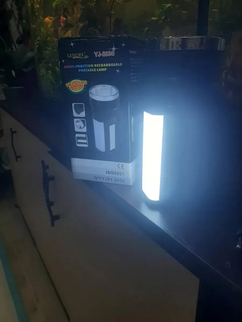 Ліхтар ручний YJ-2836 1W+16SMD LED + SOLAR фонарь ручной — фото 7