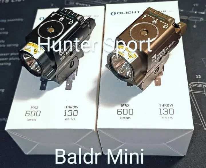 Ліхтар збройовий підствольний Olight Baldr з ЛЦВ, Фонарь оружейный подствольный для АК АР серії Sig Sauer Colt CZ Bren — фото 2