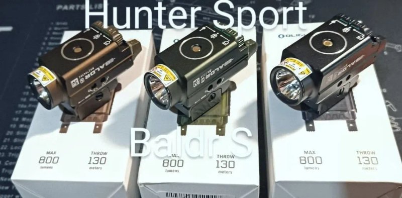 Ліхтар збройовий підствольний Olight Baldr з ЛЦВ, Фонарь оружейный подствольный для АК АР серії Sig Sauer Colt CZ Bren — фото 3