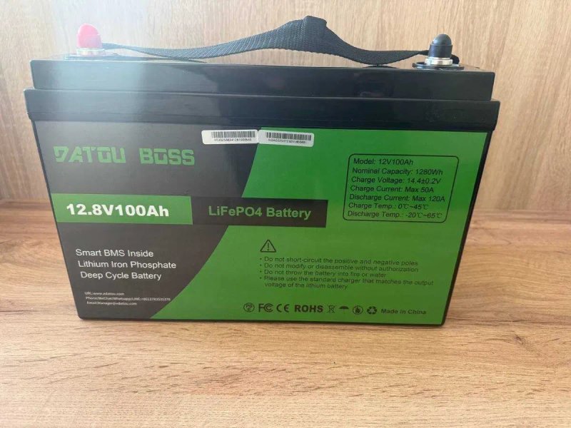 Літій залізо фосфатний акумулятор ‼️ Акумулятор LiFePO4 12V з BMS. Акумулятор літій-залізо-фосфатний.‼️ Акб LiFePO4 50Ah, 100Ah, 200Ah, 300Ah — фото 5