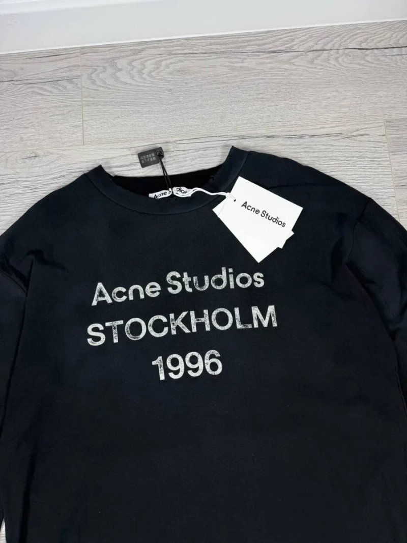 Лонгслів Acne Studios Stockholm 1996 Oversize | Чоловічий | Бавовна | Новий | Лонгслів Акне Студіос — фото 3
