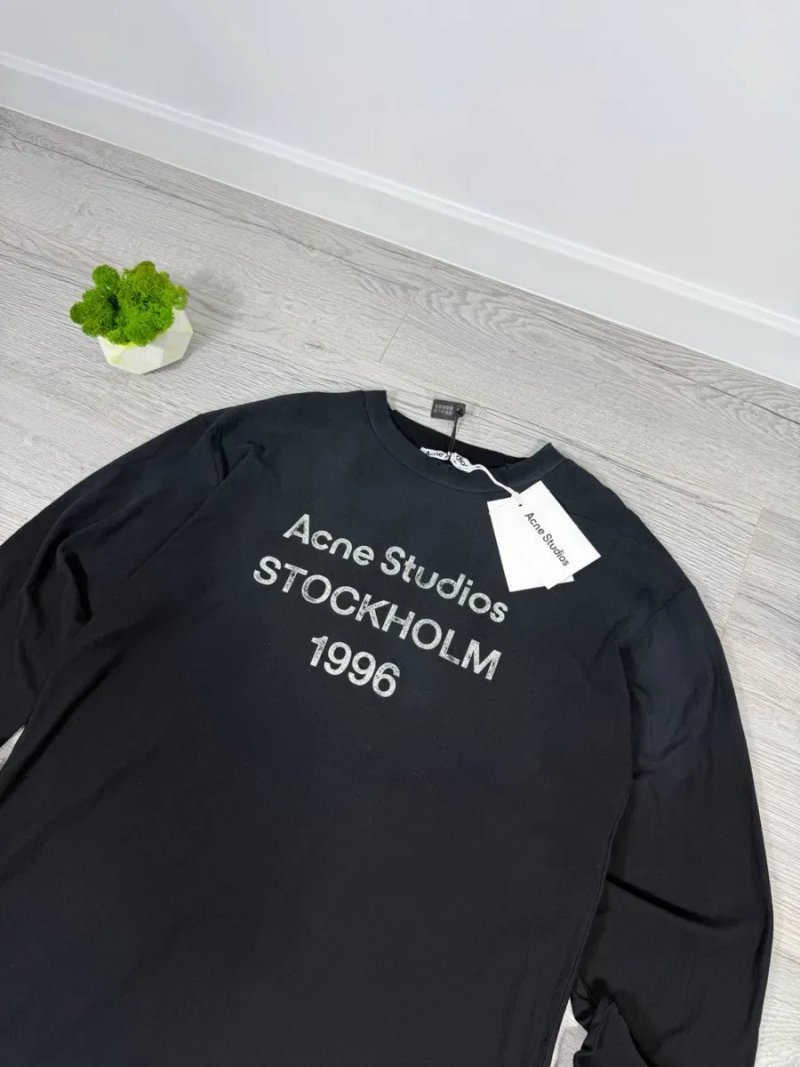 Лонгслів Acne Studios Stockholm 1996 Oversize | Чоловічий | Бавовна | Новий | Лонгслів Акне Студіос — фото 4