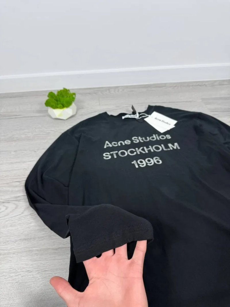 Лонгслів Acne Studios Stockholm 1996 Oversize | Чоловічий | Бавовна | Новий | Лонгслів Акне Студіос — фото 7
