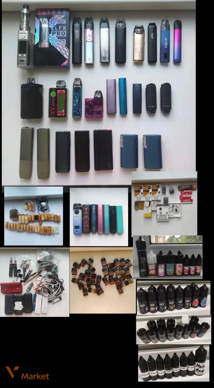 Лот б.у. подів та одноразок Elf Bar, Ursa, XROS, Iqos, Glo, Wismec — фото 2