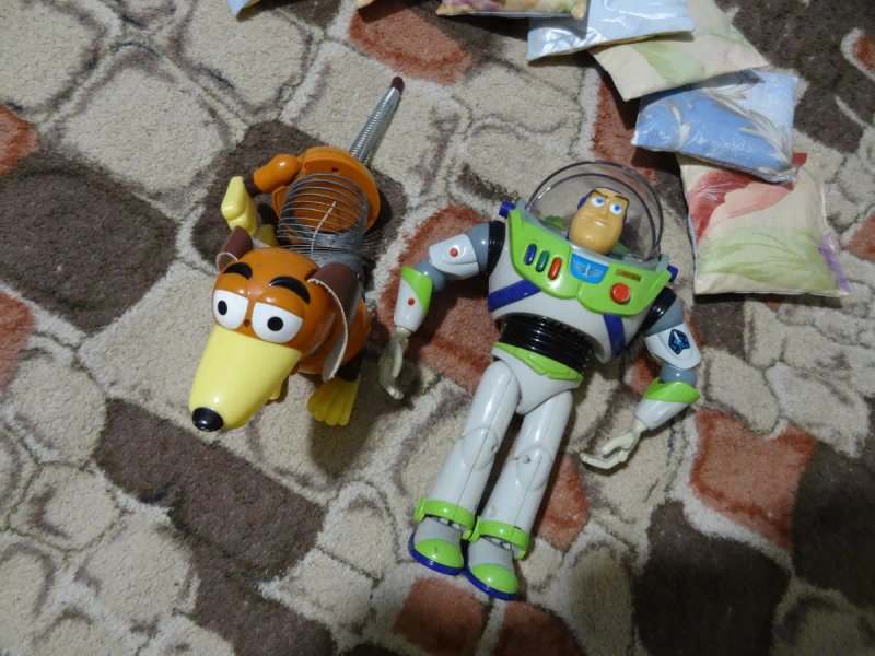 Лот История игрушек Базз Лайтер Thinkway Toys и собачка Слинки оригина — фото 5