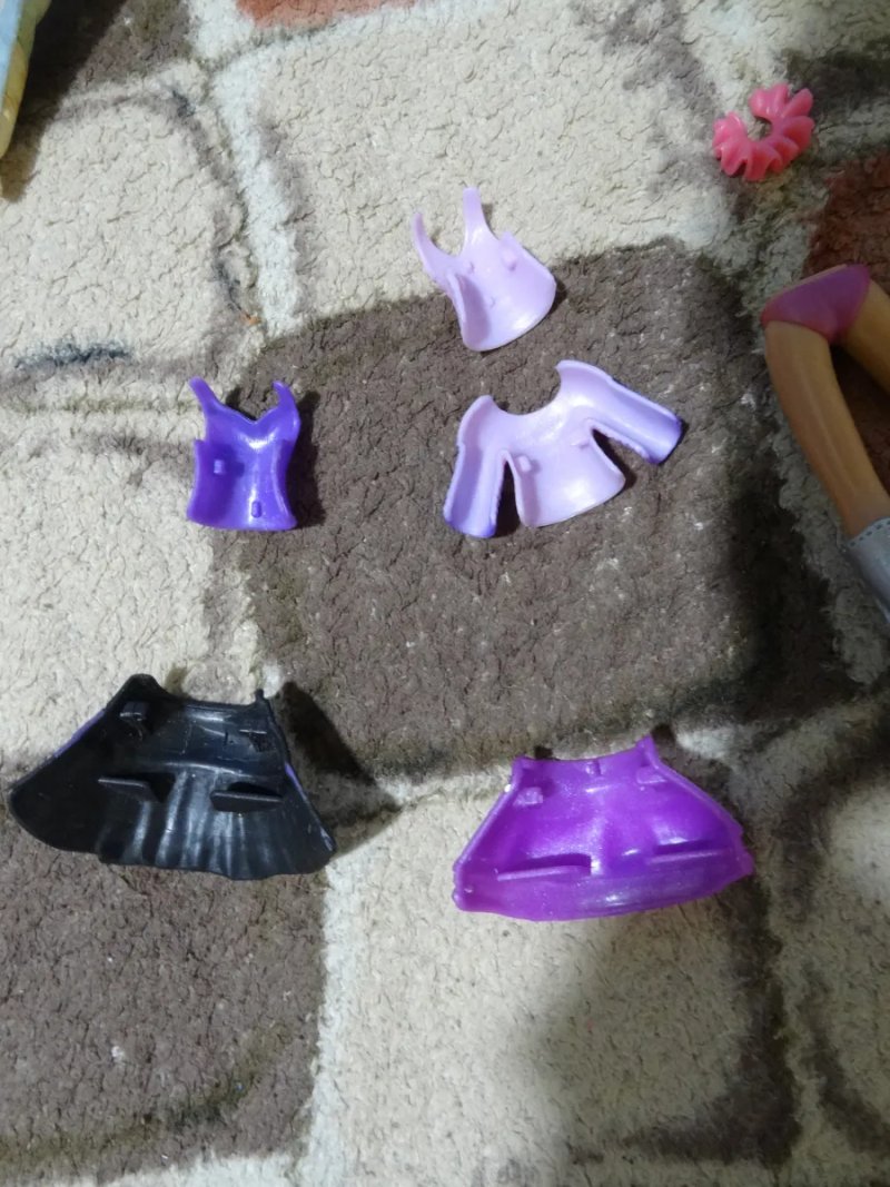 Лот пластиковой одежды Snap-On для кукол Bratz Kidz Братц оригинал — фото 5