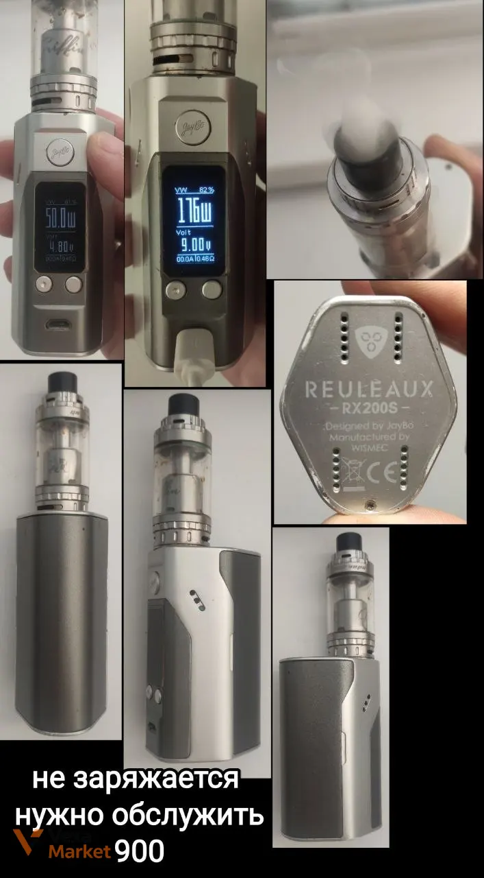 Лот вейпів: Argus, V.tru, Iqos, Glo, Elf Bar, Ursa, XROS, Wismec Reuleaux DNA 200, ароматизатори — фото 4