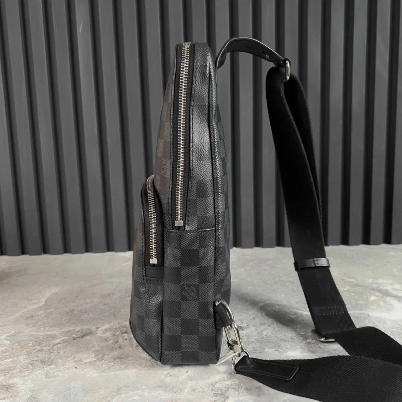 Louis Vuitton Avenue Slingbag Damier Чоловічий Слінг рюкзак шкіра оригінал — фото 2