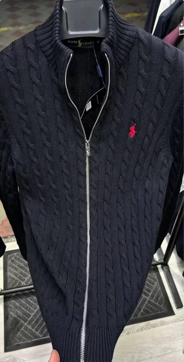 ‼️LUX‼️БЕЗ ПРЕДОПЛАТ‼️Мужская кофта кардиган поло polo ralph lauren | зипка поло ральф | светер polo | кардиган polo ralph lauren | polo | — фото 7