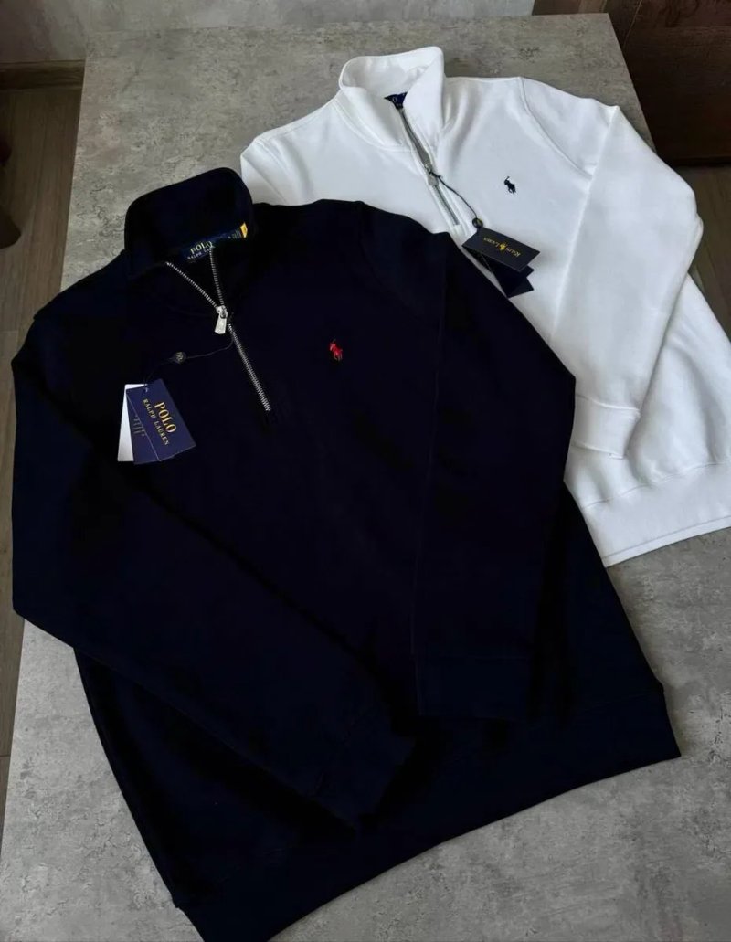 ‼️LUX‼️БЕЗ ПРЕДОПЛАТ‼️Мужская кофта полу замок поло Polo Ralph Lauren | полу зип поло Ральф | 1/3 кофта поло | polo Ralph Lauren | полу замок поло | — фото 8