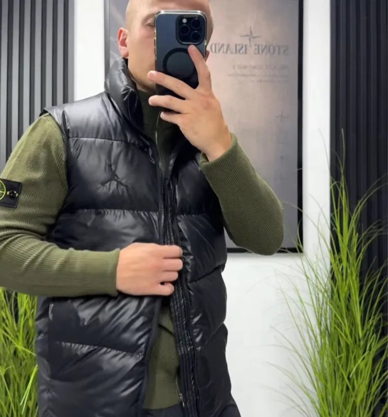 ‼️LUX‼️БЕЗ ПРЕДОПЛАТ‼️Мужская жилетка джордан Jordan | жилет джордан | безрукавка Jordan | мужской спортивный жилет Jordan | спортивная жилетка | — фото 2