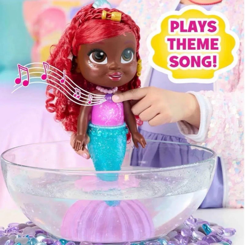 Лялька Disney Junior Splash & Glow Ariel зі світлом та звуками (висота 29 см) Аріель — фото 4