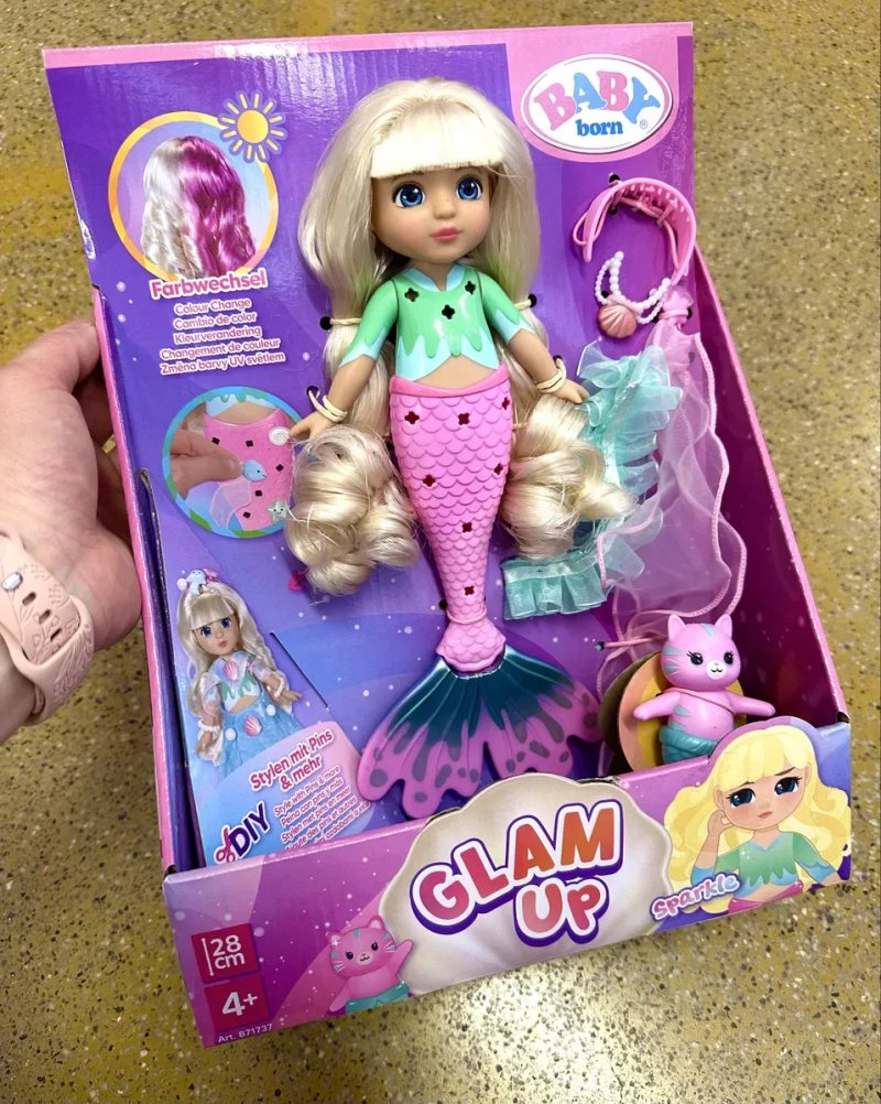 Лялька Русалонька Спаркл 871737 BABY BORN серії "Glam Up" , 28 см — фото 2