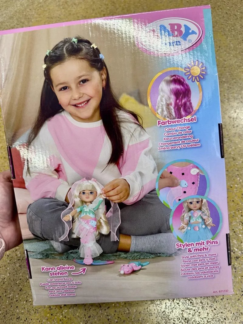Лялька Русалонька Спаркл 871737 BABY BORN серії "Glam Up" , 28 см — фото 4