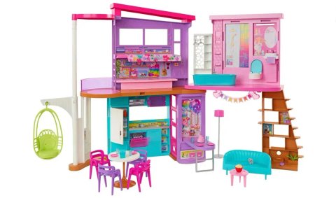 Ляльковий будиночок Барбі Малібу Ігровий набір Barbie HCD50 • Новий