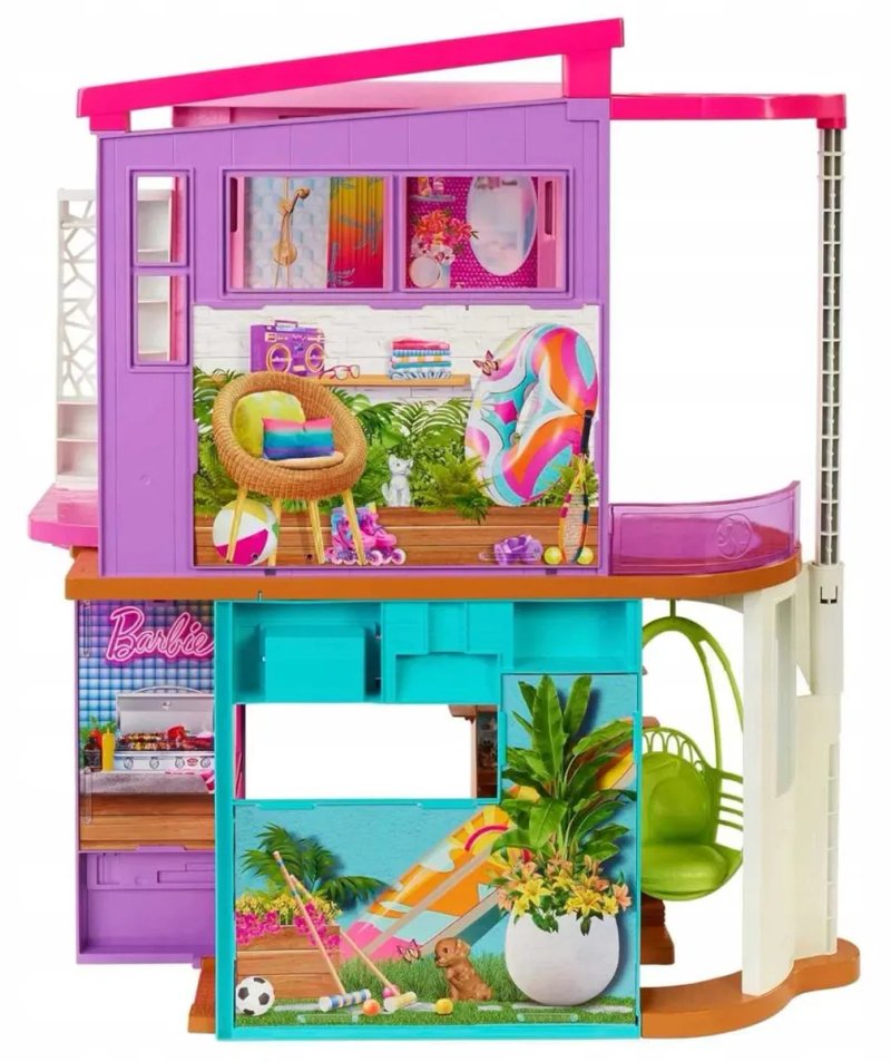 Ляльковий будиночок Барбі Малібу Ігровий набір Barbie HCD50 • Новий — фото 3