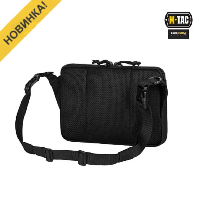 M-TAC сумка admin bag elite з липучкою black — фото 3