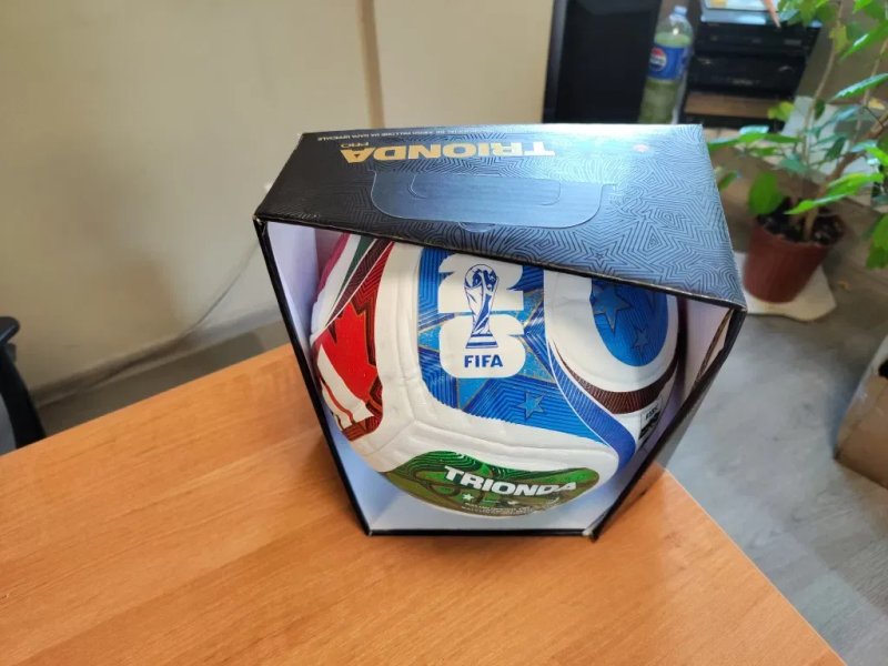 М'яч футбольний Adidas Trionda World Cup 2026 розмір 5 та 4. М'яч футбольний чемпіонату світу 2026 Тріонда адідас — фото 5