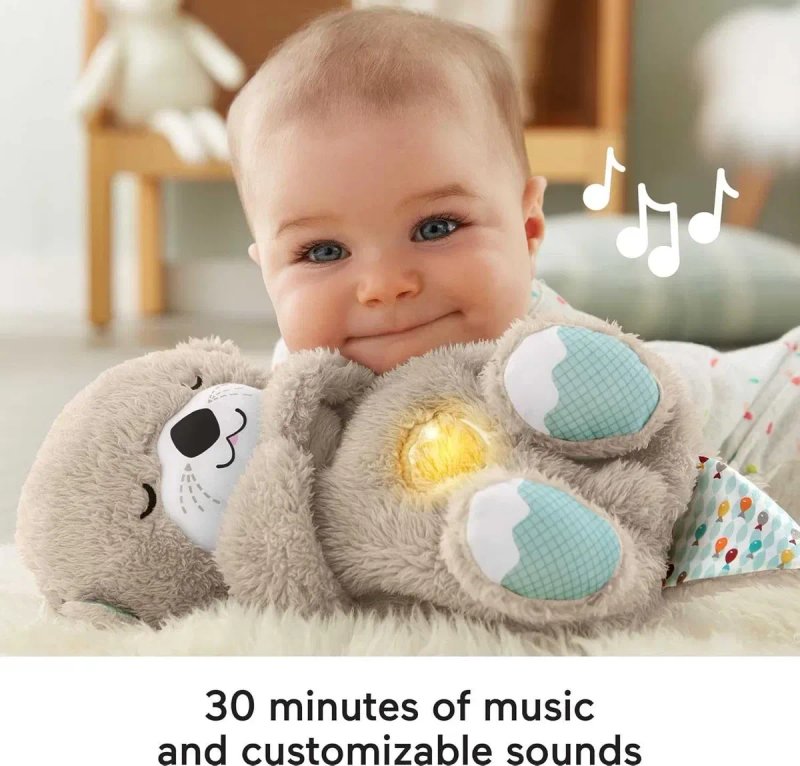 М'яка іграшка нічник Видра Fisher-Price Казкові сни видреняти видри FXC66 — фото 5