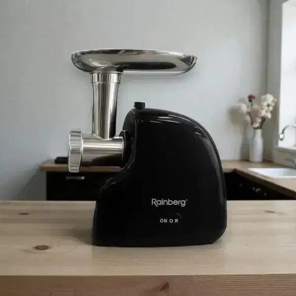 М'ясорубка електрична Rainberg RB-2319 реверс насадка куббе 3000 Вт — фото 5