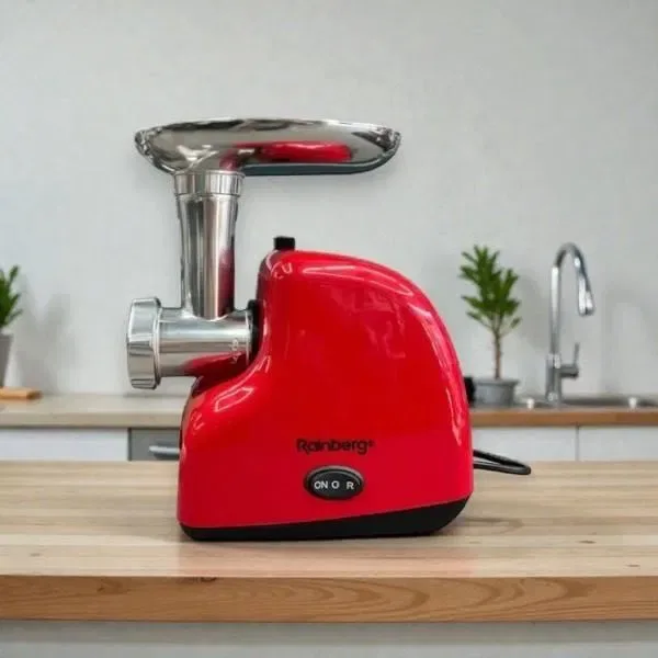 М'ясорубка електрична Rainberg RB-2319 реверс насадка куббе 3000 Вт — фото 6