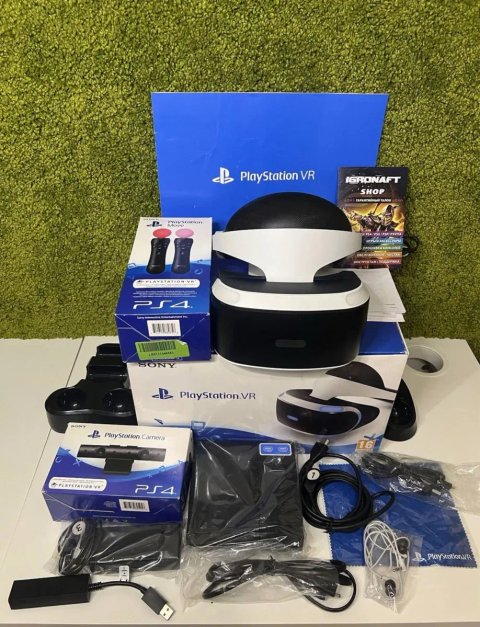 Магазин!! VR очки V1 от Sony для PS4 / PS 5 + Камера Гарантия !!+Move