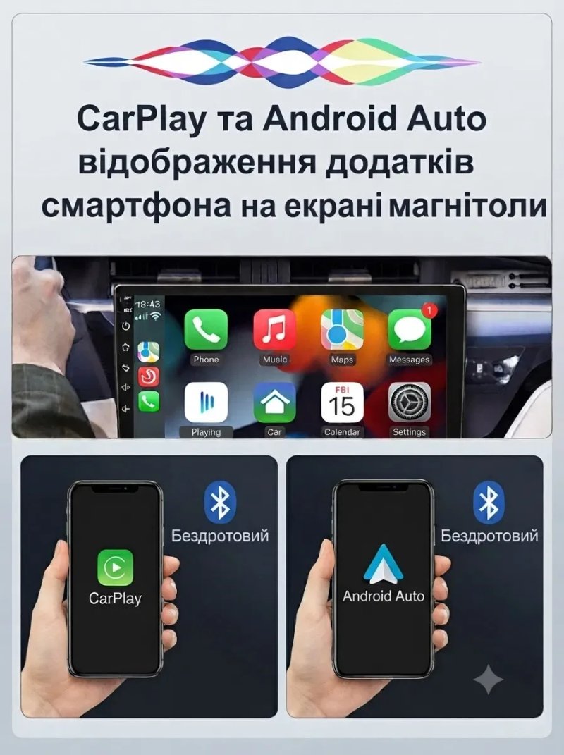 Магнітола Android 9/10 дюймів Toyota Volkswagen Skoda Hyundai Kia Mitsubishi Ford Opel Nissan Renault Mazda Honda Suzuki Chevrolet Seat Jeep — фото 8