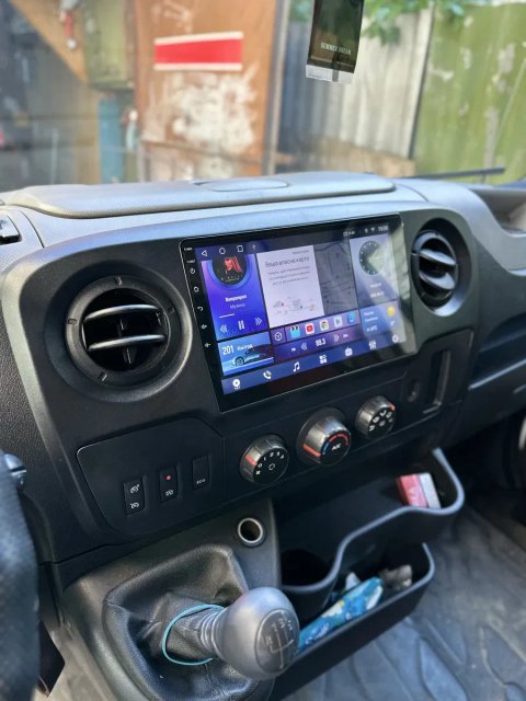 Магнитола андроїд для Renault Master,  Opel Movano  автомагнитола 10 дюймів CarPlay та AndroidAuto