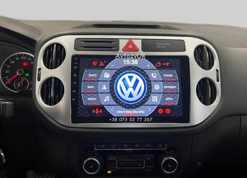 Магнітола TIGUAN Volkswagen GOLF + Тігуан Гольф CarPlay VW Андроїд 16 — фото 4