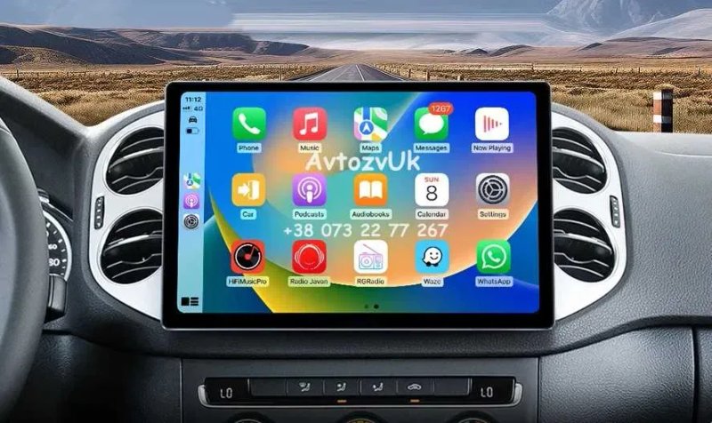 Магнітола TIGUAN Volkswagen GOLF + Тігуан Гольф CarPlay VW Андроїд 16 — фото 5