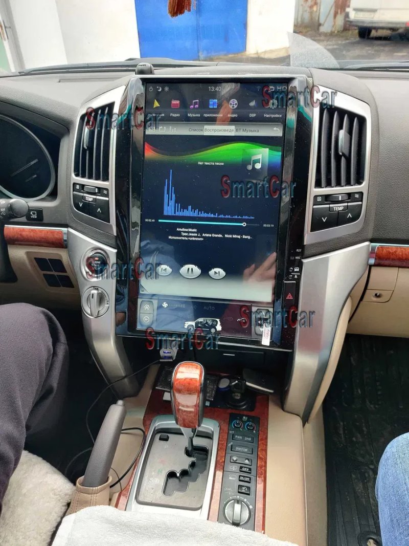 Магнітола Toyota Land Cruiser 200  Tesla style головний пристрій — фото 5