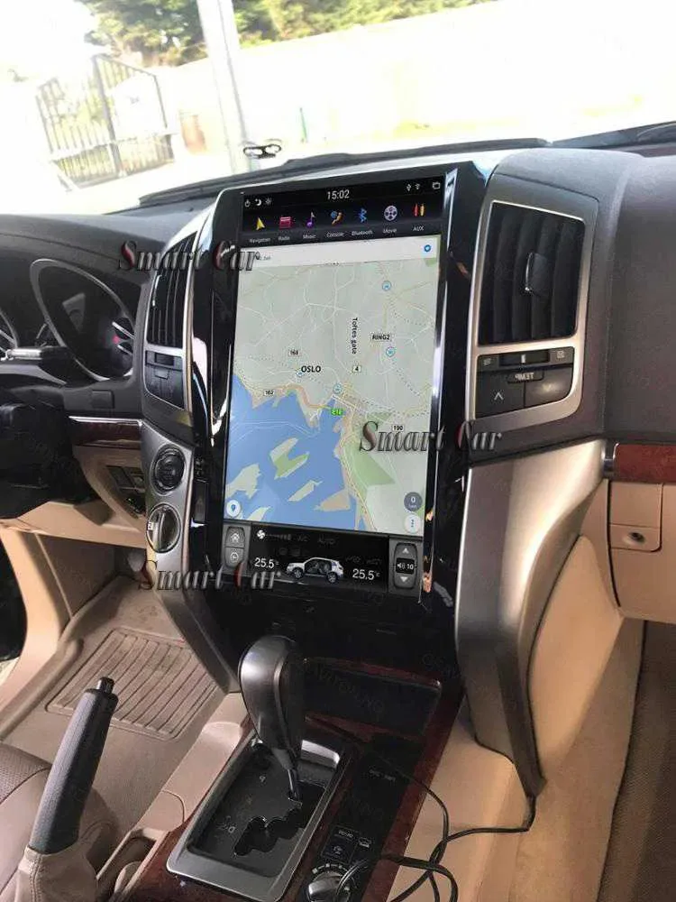 Магнітола Toyota Land Cruiser 200  Tesla style головний пристрій — фото 6