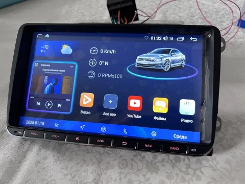 Магнітола універсальна Android 14Vag Volkswagen Skoda Seat Touran Golf