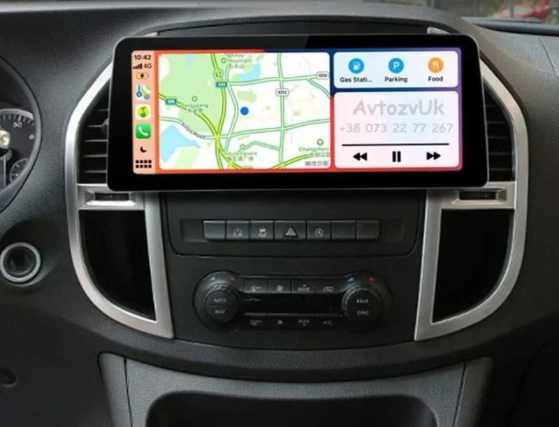 Магнітола VITO Mercedes Benz VIANO W447 Metris Віто CarPlay Андроїд 16 — фото 5