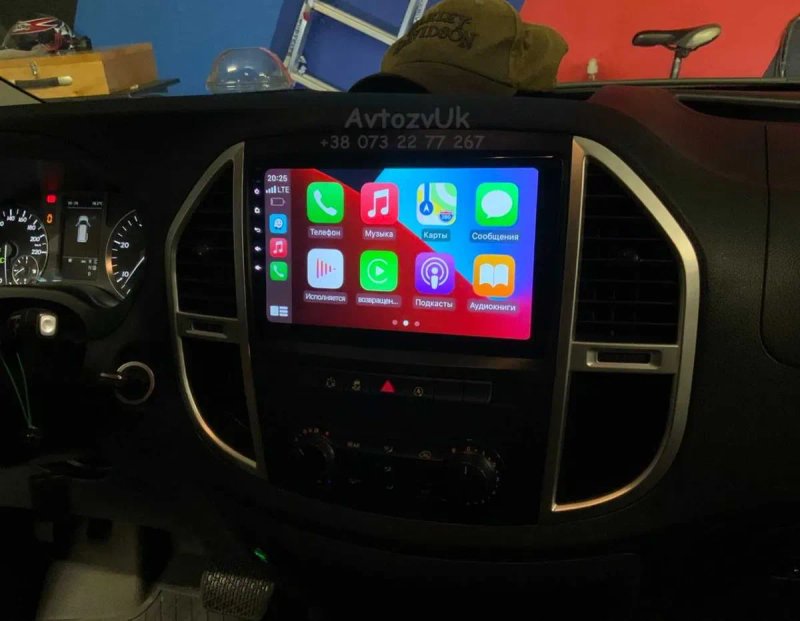 Магнітола VITO Mercedes Benz VIANO W447 Metris Віто CarPlay Андроїд 16 — фото 8
