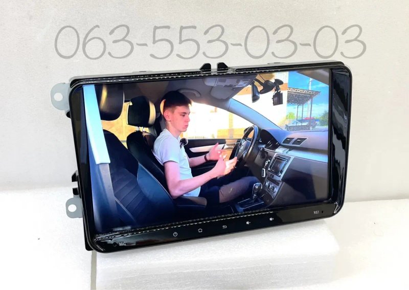 Магнитола Volkswagen Passat jetta golf Самая Мощная 4/64Gb QLED RCD — фото 5