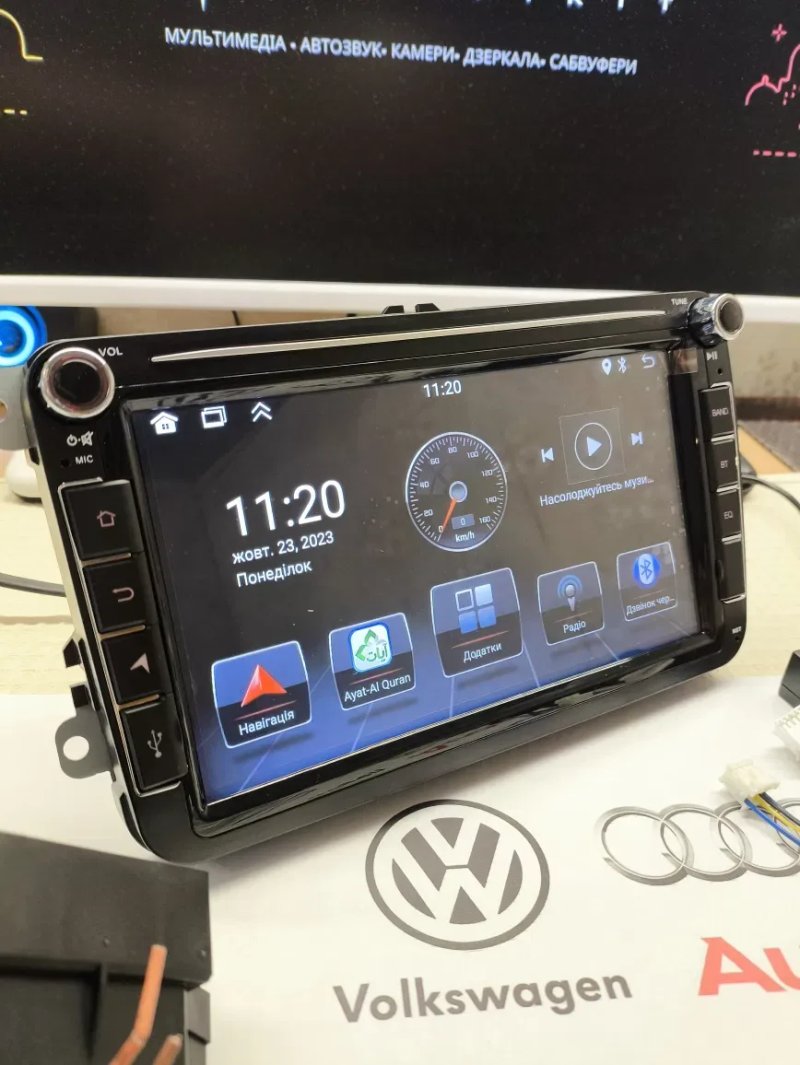 ‼️Магнітола Volkswagen Skoda Seat Golf CarPlay — фото 8