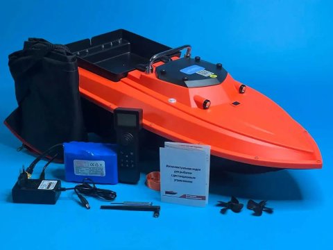 46800 mAh 12V Карповый кораблик D80B GPS 99 точек для рыбалки прикормочный Короповий для риболовлі завоза прикормки рибацький
