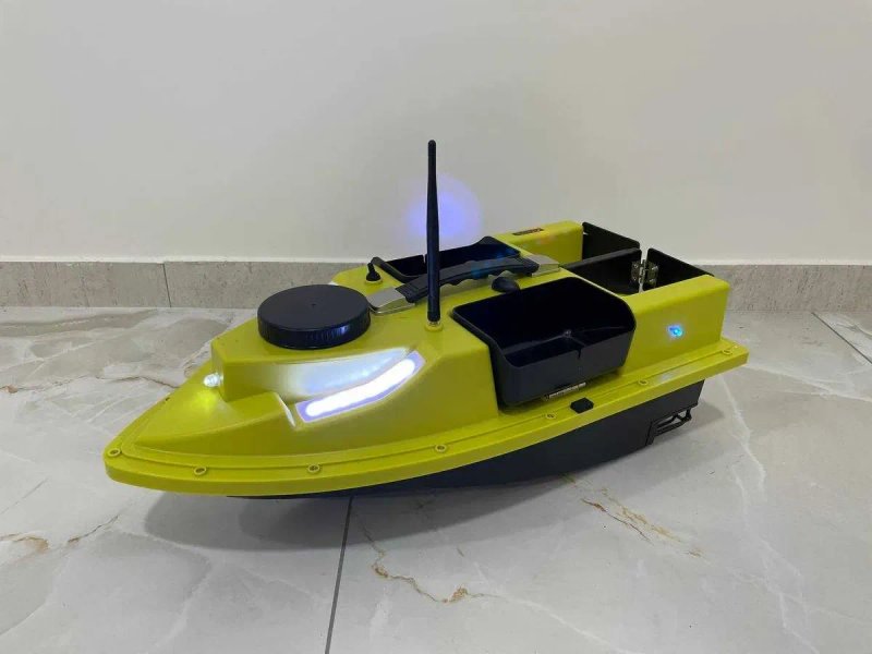 12000 mah Карповый кораблик D19 с GPS 99 точек для рыбалки завоза прикормки Короповий кораблик для риболовлі Карповий завезення прикормочный з гпс — фото 2
