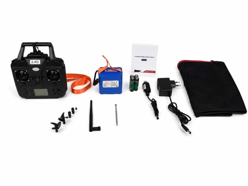24000 mAh Карповый Кораблик для рыбалки  D16 GPS 16 точек  Прикормочный Короповий для риболовлі  Рибацький  500м — фото 4