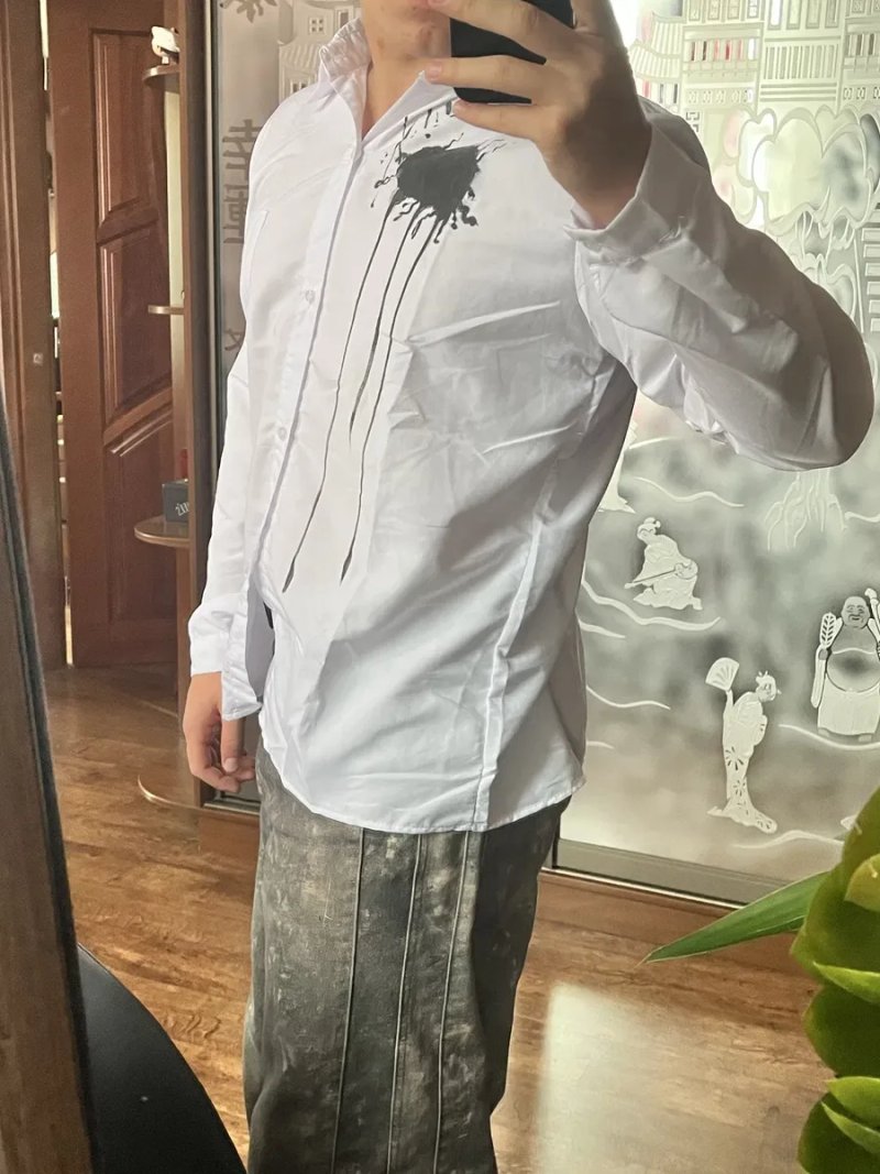 Maison margiela рубашка С БИРКАМИ! Shirt Мейсон Марджела — фото 5