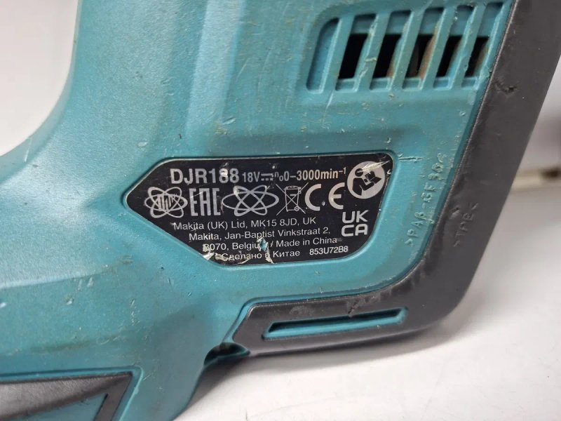 Makita DJR 188 акумуляторна шабельна пила Макіта оригінал — фото 3