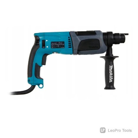 Makita HR2470 прямий електричний ударний перфоратор 780 Вт, реверс і регулювання обертів, 3 режими, для дерева, бетону та металу