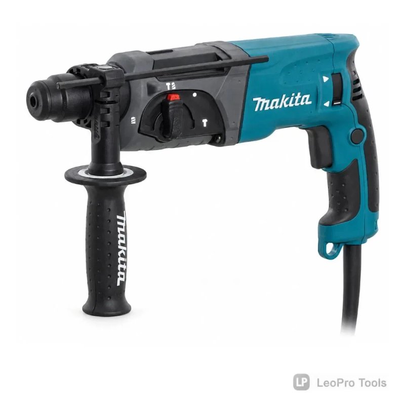 Makita HR2470 прямий електричний ударний перфоратор 780 Вт, реверс і регулювання обертів, 3 режими, для дерева, бетону та металу — фото 3