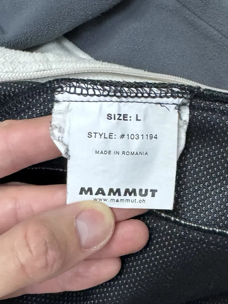 Mammut Windstopper кофта толстовка M размер флисовая трекинговая — фото 3
