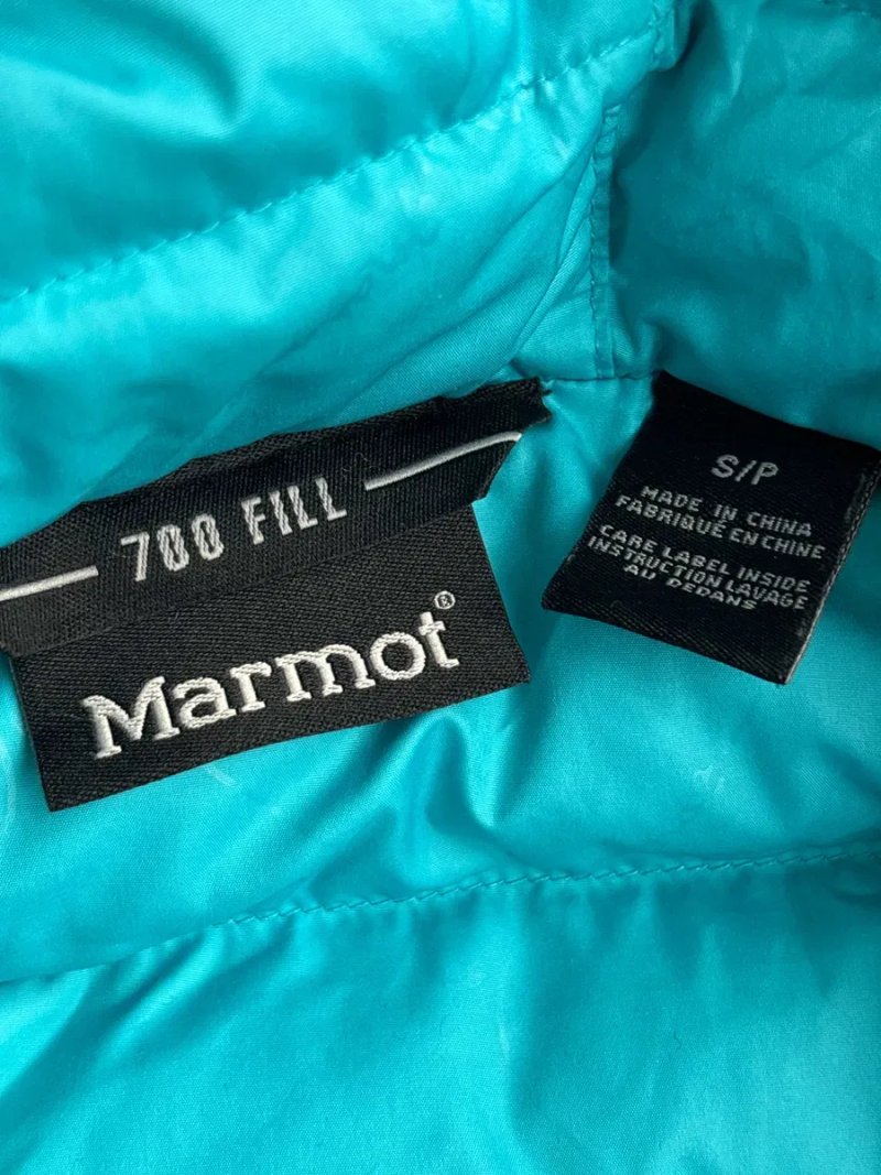 Marmot Jena Hoody 700 Fill Power Size S С Розмір Мармот Ультралегкий Пуховик Паффер Зимова Жіноча Дута Стьобана Куртка Дутик Термокуртка Оригінал — фото 6