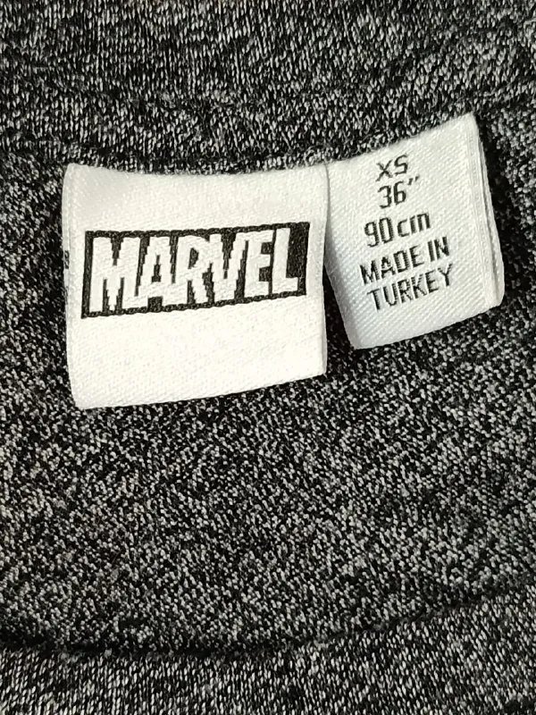 MARVEL × DEADPOOL Tee Футболка серая меланж — фото 3